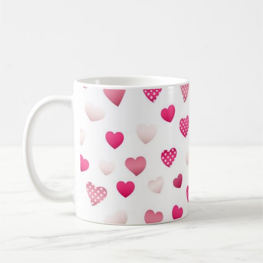 Heet patroon koffiemok (Links)