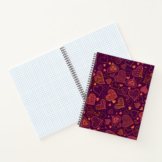 Heet patroon notitieboek (Binnen)