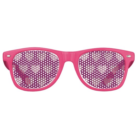 Heet patroon retro zonnebril (Voorkant)