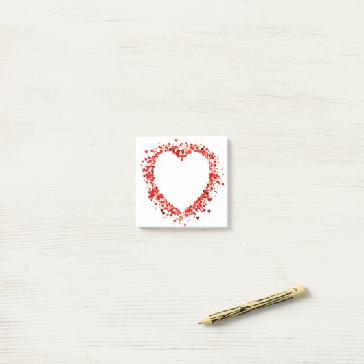 Heet post het nota post-it® notes (Op bureau)