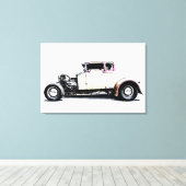 Heet rijtuig Coupe Canvas Afdruk (Insitu (Houten vloer))