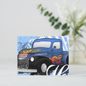 Heet Rod Briefkaart (Staand voorkant)