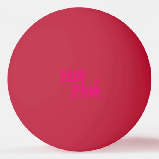 Heet Roze 1-ster rode ping pong bal Pingpongballen (Voorkant)