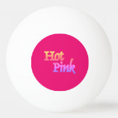 Heet Roze 1-sterren witte ping pong bal Pingpongballen (Voorkant)