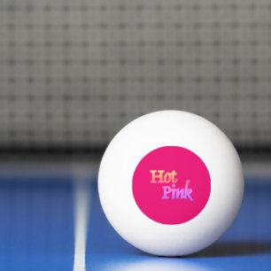 Heet Roze 3-sterren witte ping pong bal Pingpongballen