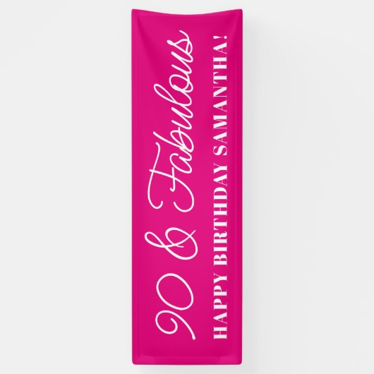 Heet Roze 90 en Fabulous Spandoek (Verticaal)