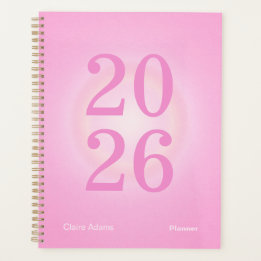Heet Roze Aura Grote Jaar Planner
