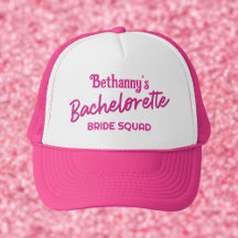 Heet Roze Bachelorette Gepersonaliseerde Trucker H