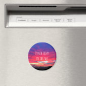Heet roze blauw zonsondergang punch vandaag in het magneet (Insitu (Vaatwasser))