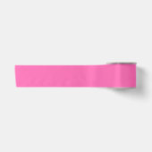Heet Roze Brede Satijn Lint (Voorkant)