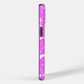 Heet Roze Damask iPhone 14 Hoesje (Achterkant / Rechts)
