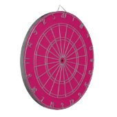 Heet Roze dartboard Dartbord (Voorkant Links)