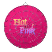Heet Roze dartboard Dartbord (Voorkant)