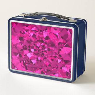 Heet Roze Edelsteen Lunchbox