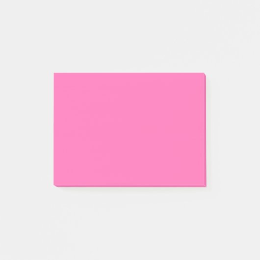 Heet Roze Effen Kleur Post-it® Notes (Voorkant)