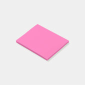 Heet Roze Effen Kleur Post-it® Notes (Schuin)