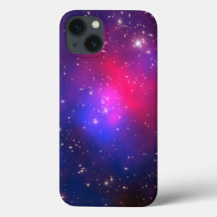 Heet roze en blauwe Pandora's Cluster ruimtefoto iPhone 13 Hoesje