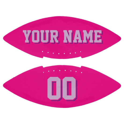 HEET ROZE EN LICHT PAARSE Custom Football (Panelen)