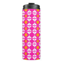 Heet roze en oranje tumbler