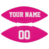 HEET ROZE EN WIT Custom Football (Panelen)