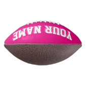 HEET ROZE EN WIT Custom Football (Gedraaid 90)