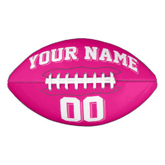 HEET ROZE EN WIT Custom Football