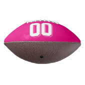 HEET ROZE EN WIT Custom Football (Gedraaid 270)