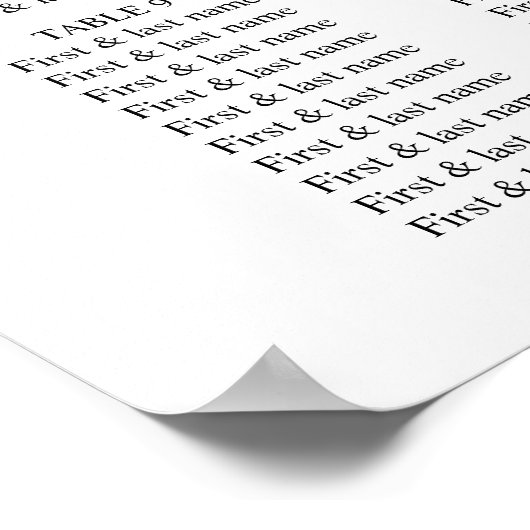 Heet roze geel Floral Weddenschap Schema Poster (Hoek)