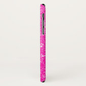 Heet Roze Glitter Meisje Show Uw Glamours Sparkle Case-Mate iPhone Case (Achterkant/links)