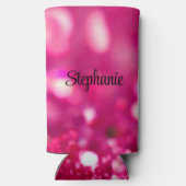 Heet Roze Glitter Moderne Glam Bachelorette Feestj (Achterkant)