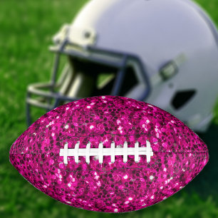 Heet roze glitters nepschittertje bling american football