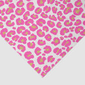 Heet roze goud luipaard patroon tissuepapier (Detail)