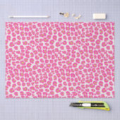 Heet roze goud luipaard patroon tissuepapier (Craft)
