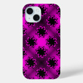 Heet Roze Gradiënt Star Bow Case-Mate iPhone Case (Achterkant)