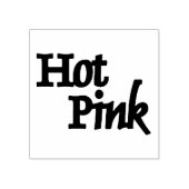 Heet Roze grote rubberen stempel met handvat (Afrduk)