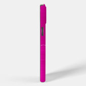 Heet Roze Handtekening Monogram Folie Case-Mate iPhone Case (Achterkant / Rechts)