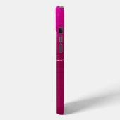 Heet Roze Handtekening Monogram Folie Case-Mate iPhone Case (Achterkant / Links)