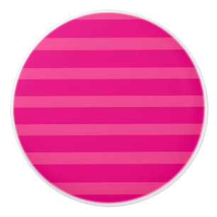 Heet Roze & Licht Roze Punch Helder Kraftige Strep Keramische Knop