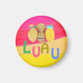 Heet Roze Luau Magneet (Voorkant)