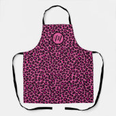 Heet Roze Luipaard Haar Salon Schort (Voorkant)