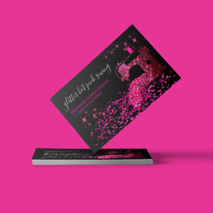 Heet Roze Machine Stof Kleermakersstof Naaien Visitekaartje