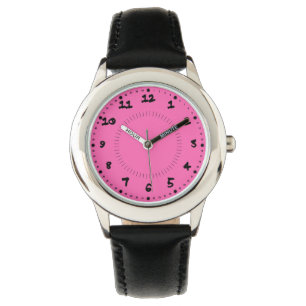 Heet Roze Meisjes Horloge