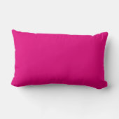 Heet Roze Meisjes Monogram Naam Keepsake Kussen (Achterkant)