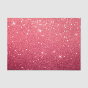 Heet Roze Meisjesachtige Bokeh Twinkel Glitter Ges Tissuepapier