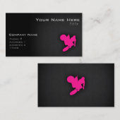 Heet Roze Motorcross, crossmotor Visitekaartje (Voorkant / Achterkant)