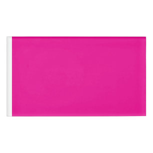 Heet Roze Naamlabel Krachtige Zakelijke Merkiden Naambadge