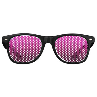 Heet Roze Nep Glitter Magenta Neon 80s Verjaardag  Retro Zonnebril