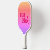 Heet Roze omgekeerde pickleball paddle (Links)