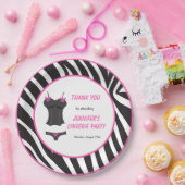 Heet Roze Ondergoed Feest Bedankt Papieren Bordje (Feest)