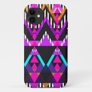 Heet Roze Pop Azteken iPhone 11 Hoesje